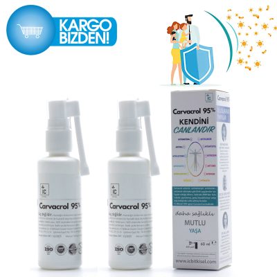 Carvacrol 95% 2 adet Ağız Spreyi 60ml Karvakrol